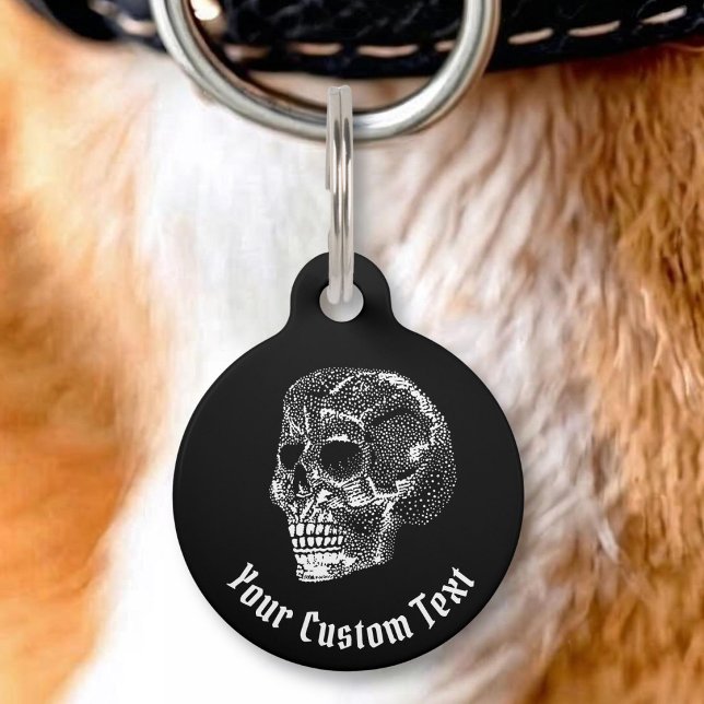 Médaillon Pour Animaux Puce d'identification de crâne (Créateur téléchargé)