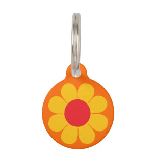Médaillon Pour Animaux Puissance de fleurs personnalisable