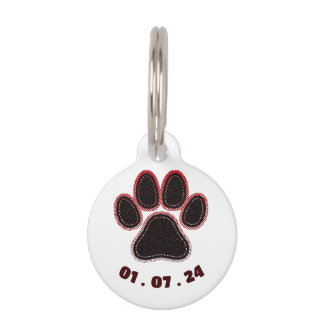 Médaillon Pour Animaux Puppy birth medal