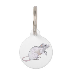 Médaillon Pour Animaux Rat