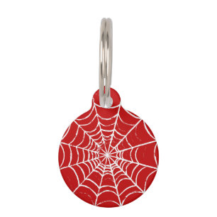 Médaillon Pour Animaux Red Web