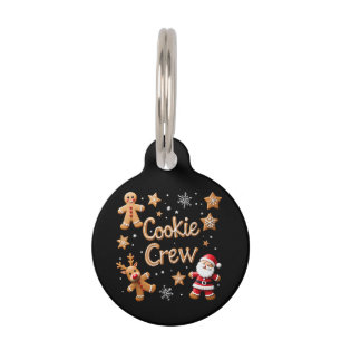 Médaillon Pour Animaux Rejoignez l'équipe de biscuits Votre Noël ultime