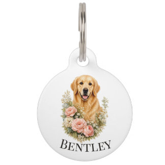 Médaillon Pour Animaux Retriever doré