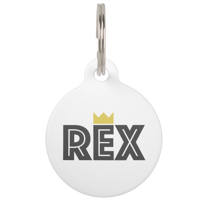 Médaillon Pour Animaux Rex (Devant)
