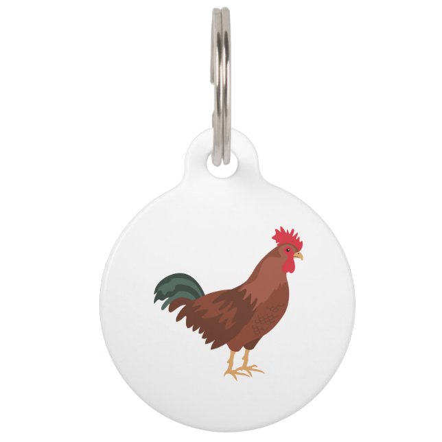Médaillon Pour Animaux Rooster (Devant)