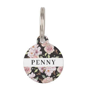 Médaillon Pour Animaux Rose rose romantique