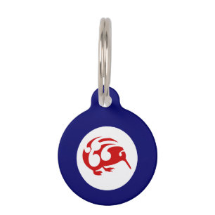 Médaillon Pour Animaux Roundel Kiwi
