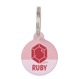 Médaillon Pour Animaux Ruby