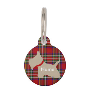 Médaillon Pour Animaux Scottie no 8 Wheaten