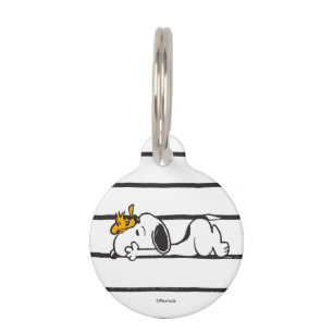 Médaillon Pour Animaux Snoopy & Woodstock Smile Giggle Laugh