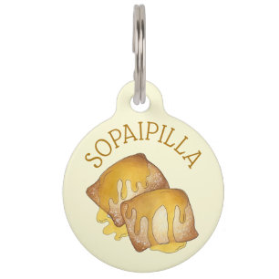 Médaillon Pour Animaux Sopaipilla Sopapilla Cachanga Sopaipa Pâtisserie f