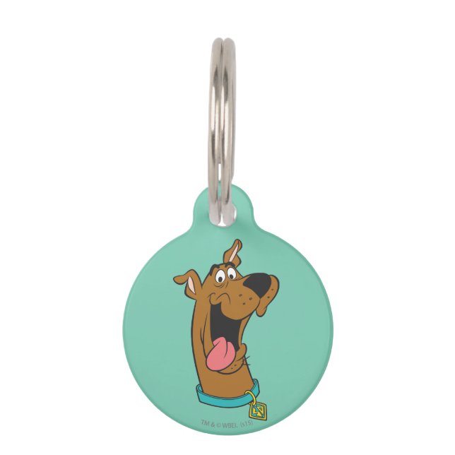 Médaillon Pour Animaux Sortie de la langue Scooby-Doo (Devant)