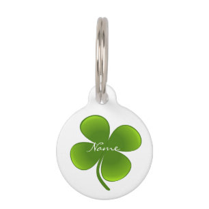 Médaillon Pour Animaux St Patrick's Day Shamrocks Thunder_Cove