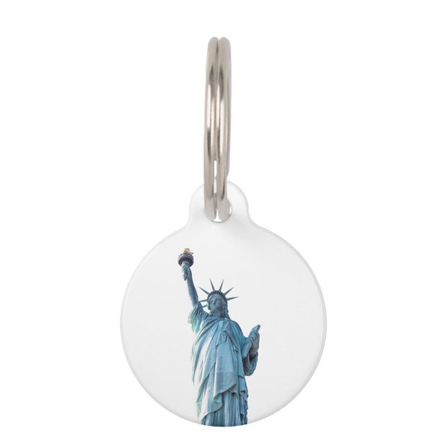 Médaillon Pour Animaux Statue de la liberté (Devant)