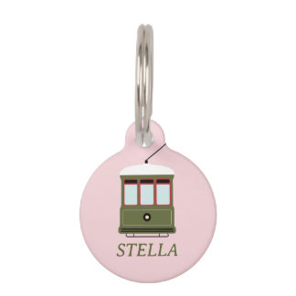 MÉDAILLON POUR ANIMAUX STREETCAR (ROSE)