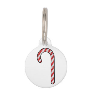 Médaillon Pour Animaux Sucre de canne parties scintillant
