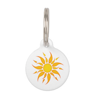 Médaillon Pour Animaux Sun