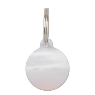 Médaillon Pour Animaux Superbe Matin Ciel Gradient Photo Personnalisée