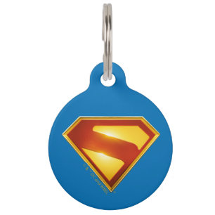 Médaillon Pour Animaux Superman Golden S Shield brillance