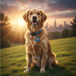 Médaillon Pour Animaux Superman S-Shield | Logo Superman