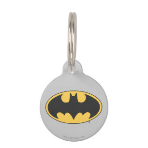 Médaillon Pour Animaux Symbole Batman Logo ovale