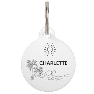 Médaillon Pour Animaux Tag Chien Collar Chien Tag Personnalisé Tag Chat P