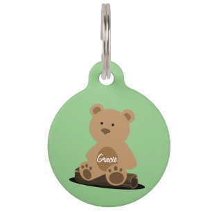 Médaillon Pour Animaux Tag d'identification personnalisée de l'animal de