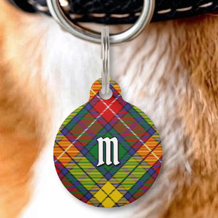 Médaillon Pour Animaux Tartan du clan Buchanan