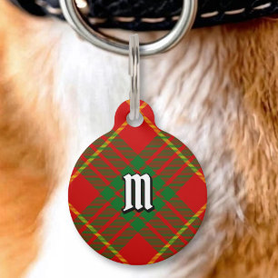 Médaillon Pour Animaux Tartan du clan Cameron