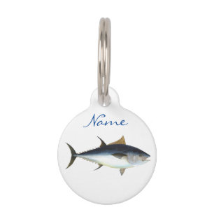Médaillon Pour Animaux Tonnerre en forme de thon rouge