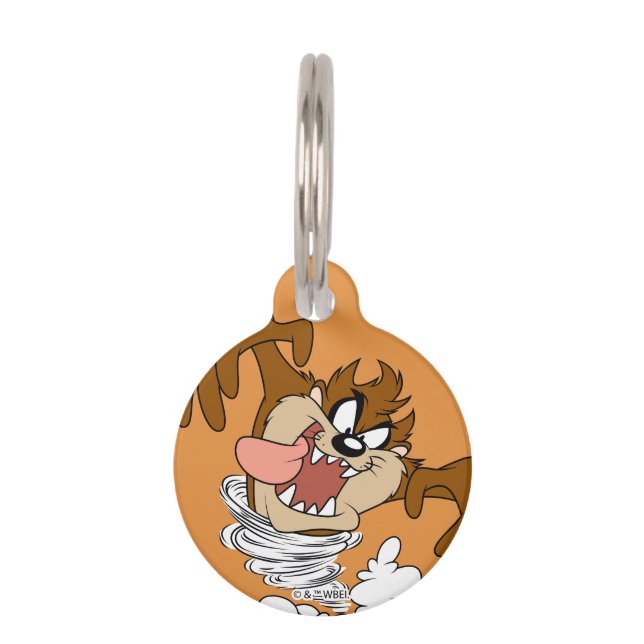 Médaillon Pour Animaux Tornade à bulles TAZ™ (Devant)