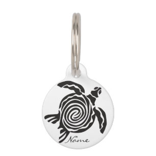 Médaillon Pour Animaux Tortue de style tribal Thunder_Cove