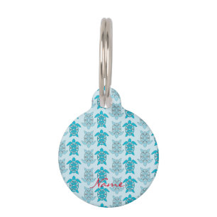Médaillon Pour Animaux Tortues bleues nager Thunder_Cove