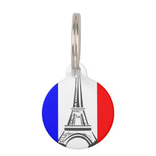Médaillon Pour Animaux Tour Eiffel France