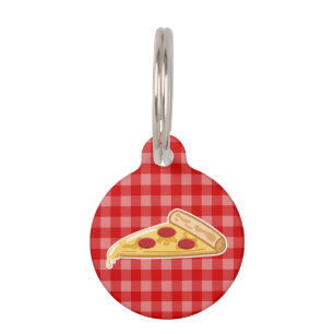Médaillon Pour Animaux Tranche de pizza dessin animé