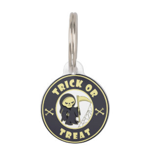 Médaillon Pour Animaux Trick ou traiter Halloween griffeur caractère