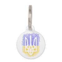 Trident heraldique ukrainien tryzub étoiles disper