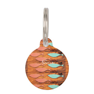 Médaillon Pour Animaux Trois poissons Motif Thunder_Cove