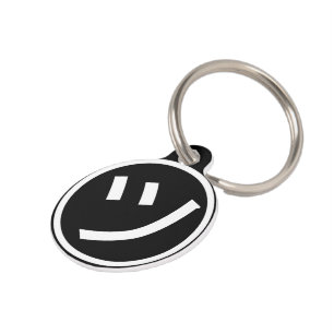 Médaillon Pour Animaux ㋡ Tsu Kana Katakana Smiling Emoji / Emoticon