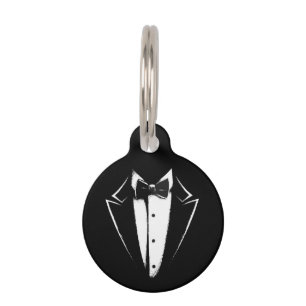 Médaillon Pour Animaux Tuxedo Classic Party Funny Concert Festival Design
