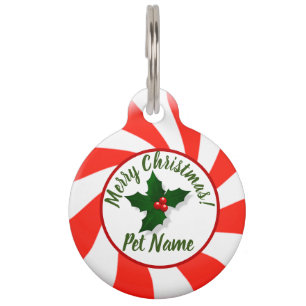 Médaillon Pour Animaux Vacances Mint Candy Custom