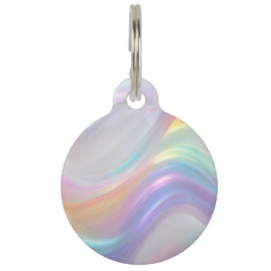 Médaillon Pour Animaux Vagues de Lumière