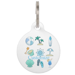 Médaillon Pour Animaux Vie sur la plage Thunder_Cove