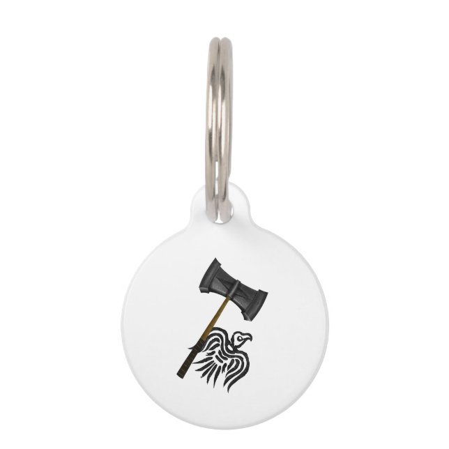 Médaillon Pour Animaux Viking War Hammer Thor (Devant)