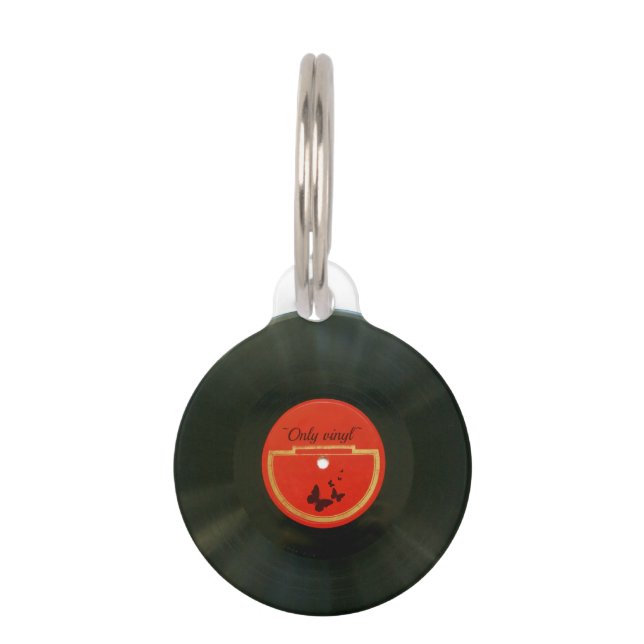 Médaillon Pour Animaux Vinyle (Devant)