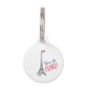 Médaillon Pour Animaux Viva La France