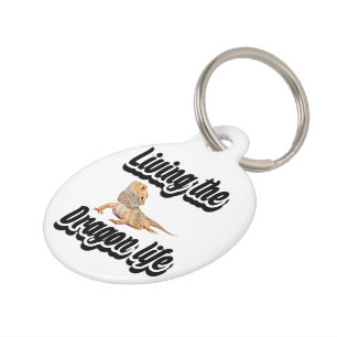 Médaillon Pour Animaux Vivre la vie du dragon
