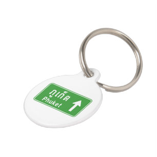 Médaillon Pour Animaux Voyage à Phuket ⚠ véhicule routier thaïlandais ⚠