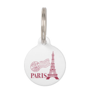 Médaillon Pour Animaux Voyage Paris