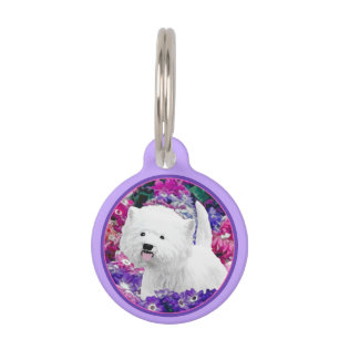 Médaillon Pour Animaux West Highland White Terrier Peinture Chien Art